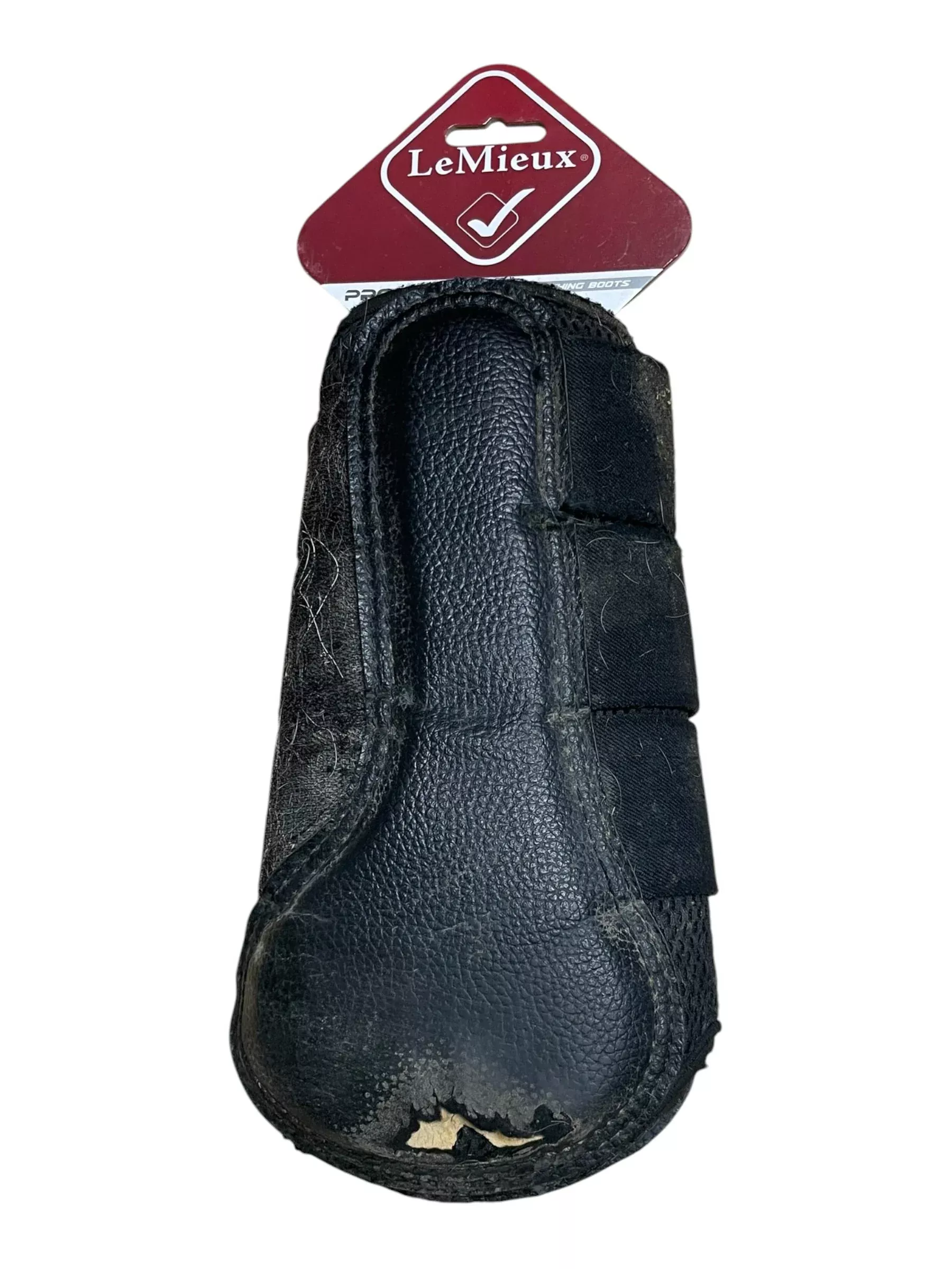 LeMieux Mesh Brushing Boots *Pair* - Black - L - USED