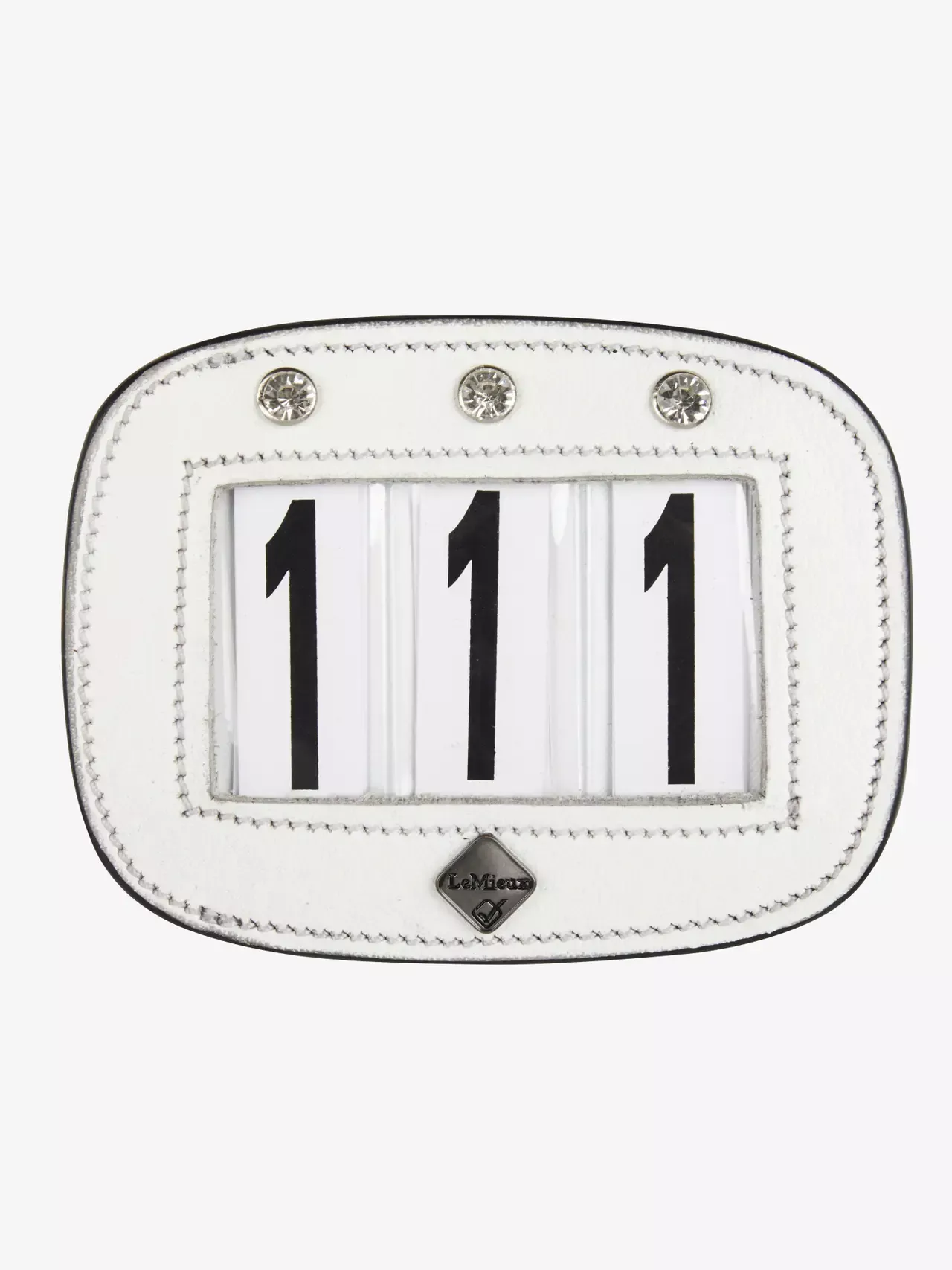 Lemieux Saddle Number Holder Diamante