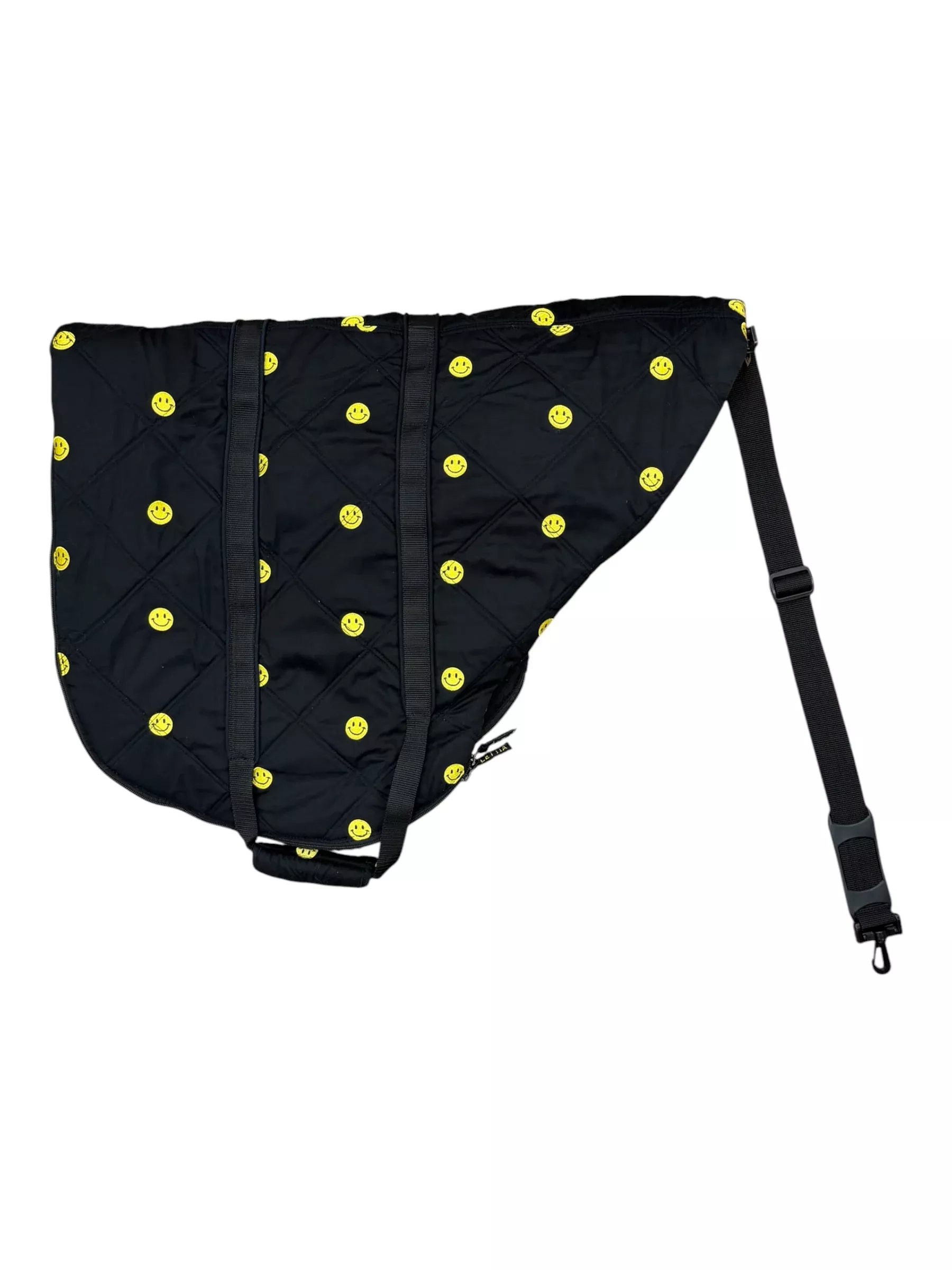 Lettia Saddle Bag - Black/Smiley - USED