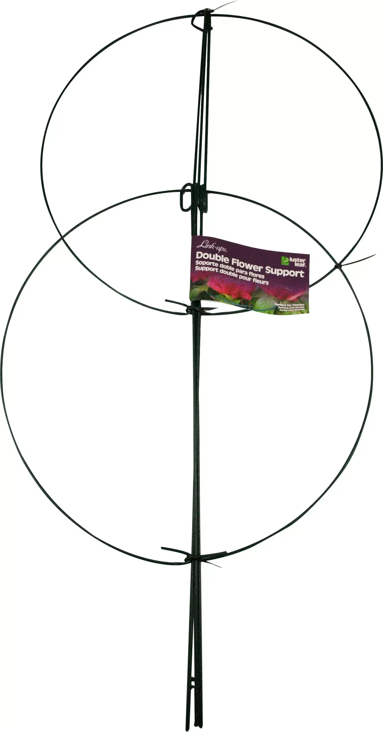 Link-ups Double Flower Support 18x36 IN Green