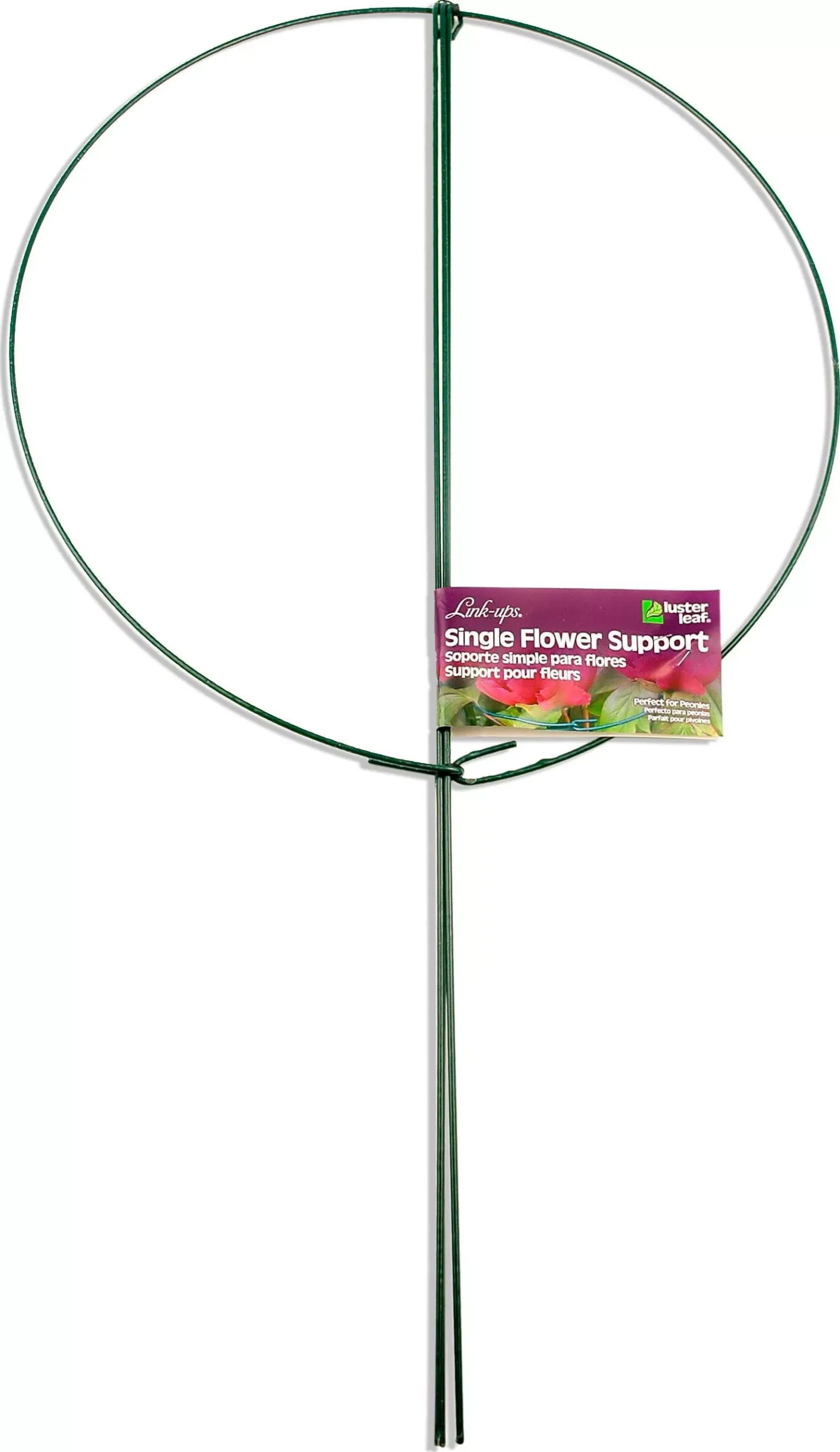 Link-ups Single Flower Support 18x30 IN Green