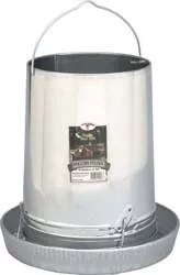 Little Giant 30 lb Galvanized Hanging Poultry Feeder with Pan