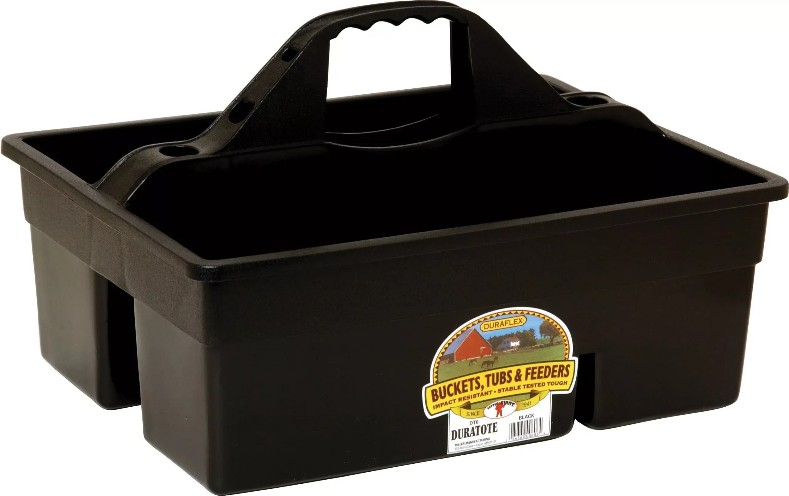 Little Giant DuraTote Plastic Tote Black