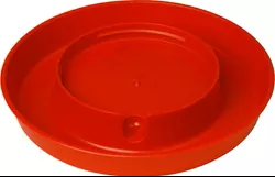Little Giant Screw-On Poultry Waterer Base, 1 gal, Red
