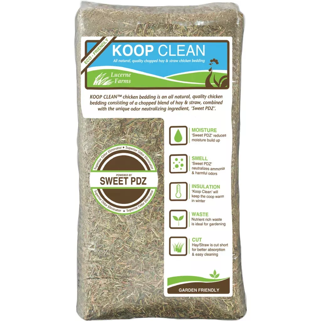 Lucerne Farms Koop Clean Hay & Straw Bedding, 30 lb