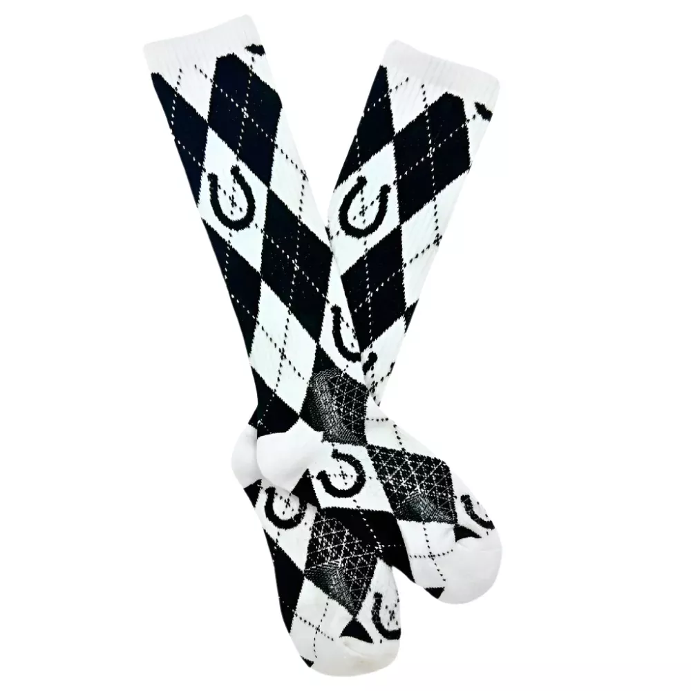 Lucky Chuck Argyle Performance Socks