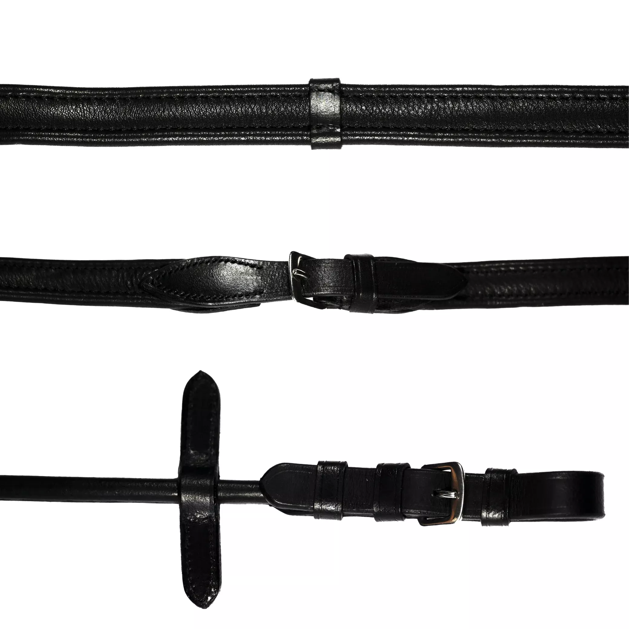 Lumiere Padded Nappa Rolled Leather Reins