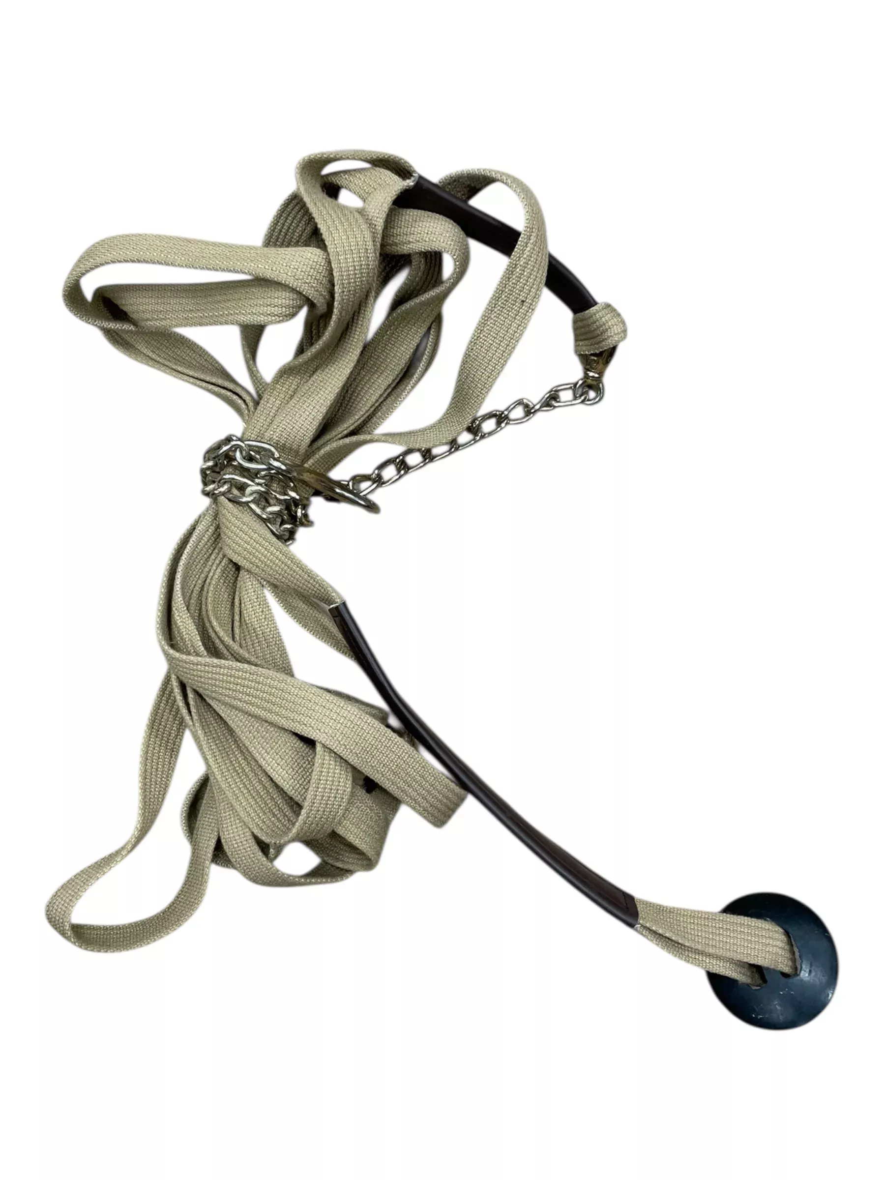 Lunge Line W/ Chain - Tan - USED