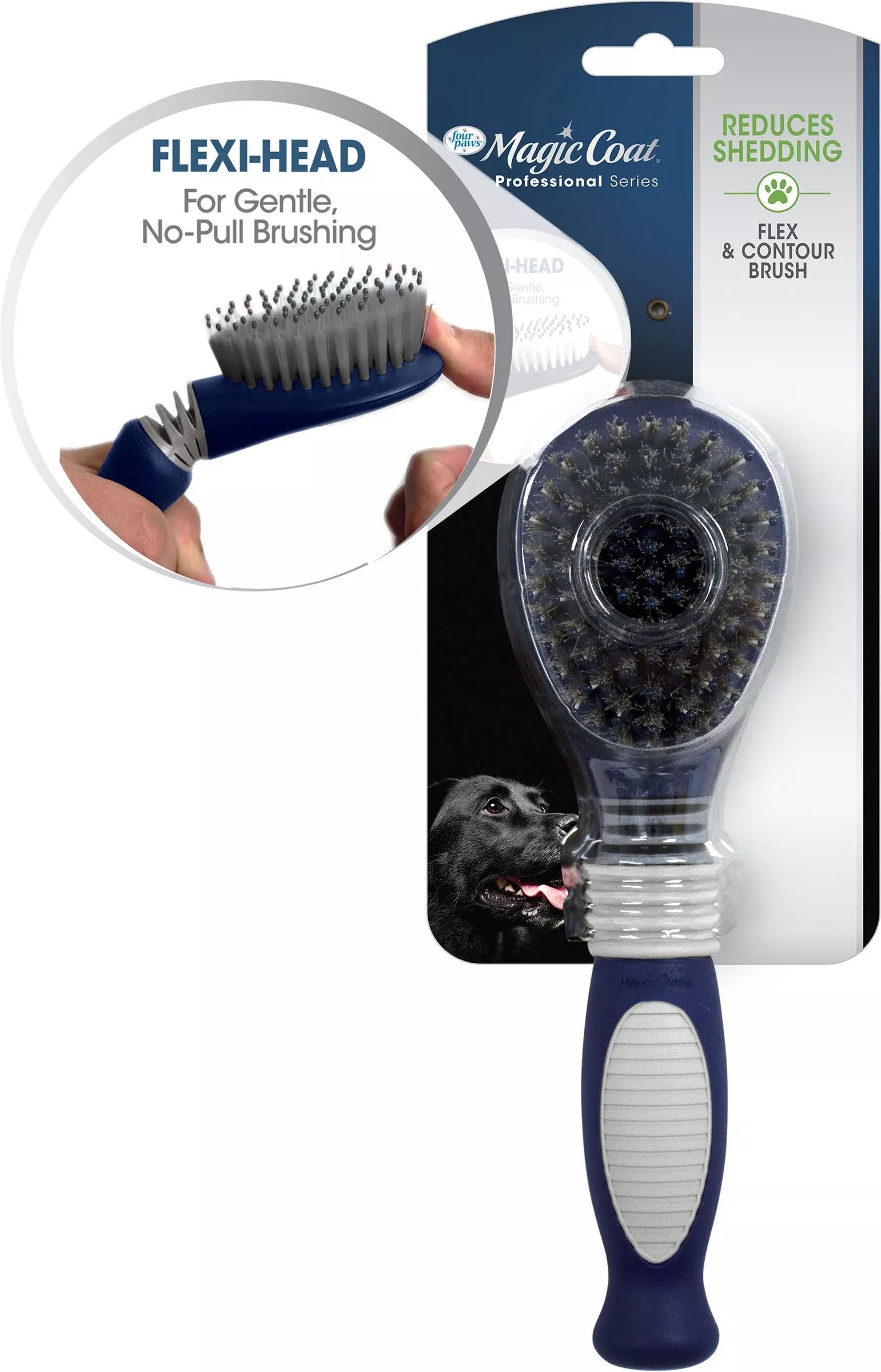 Magic Coat Professional Series FlexiHead Bristle Brush