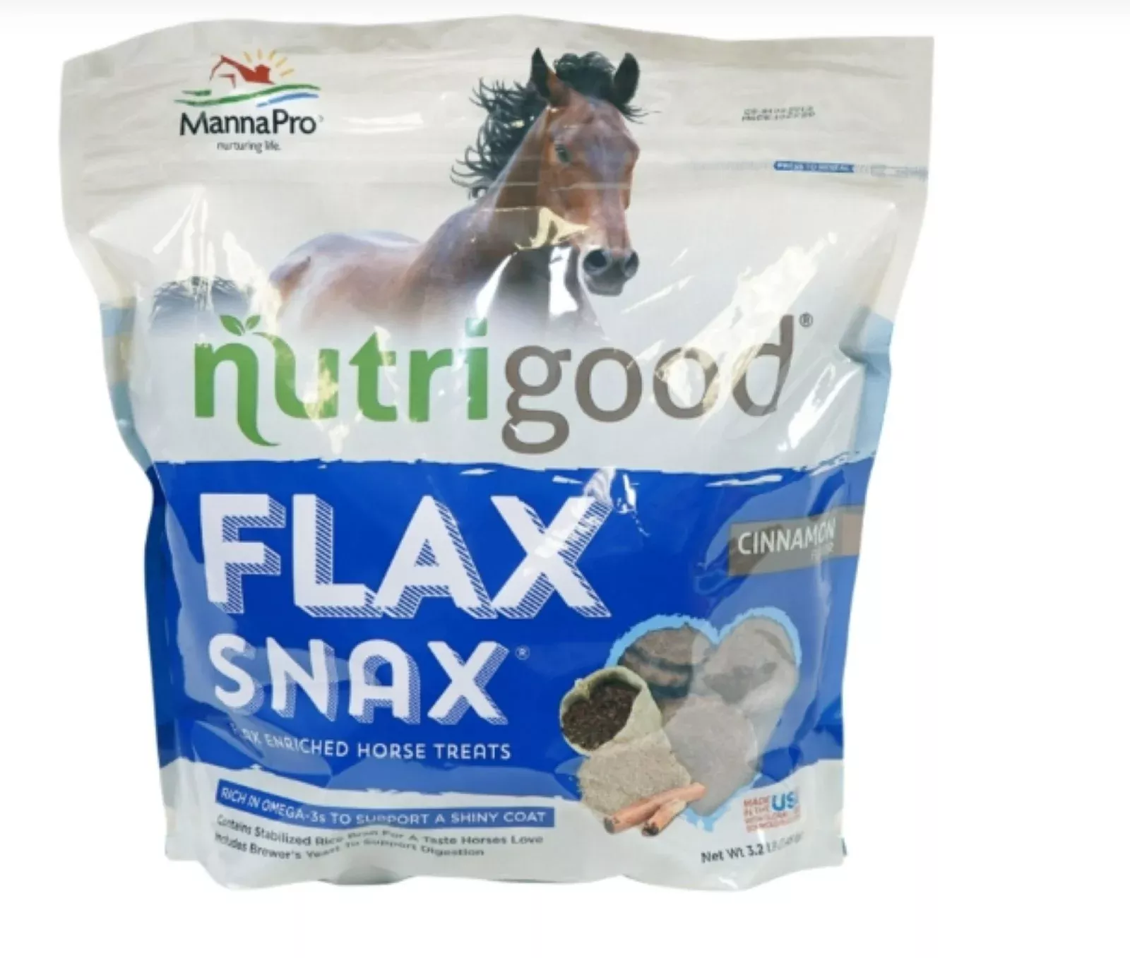 Manna Pro FlaxSnax Horse Treats - 3 lbs.