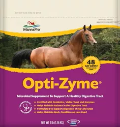 Manna Pro Opti-Zyme Probiotic Digestive Supplement for Horses, 3 lb