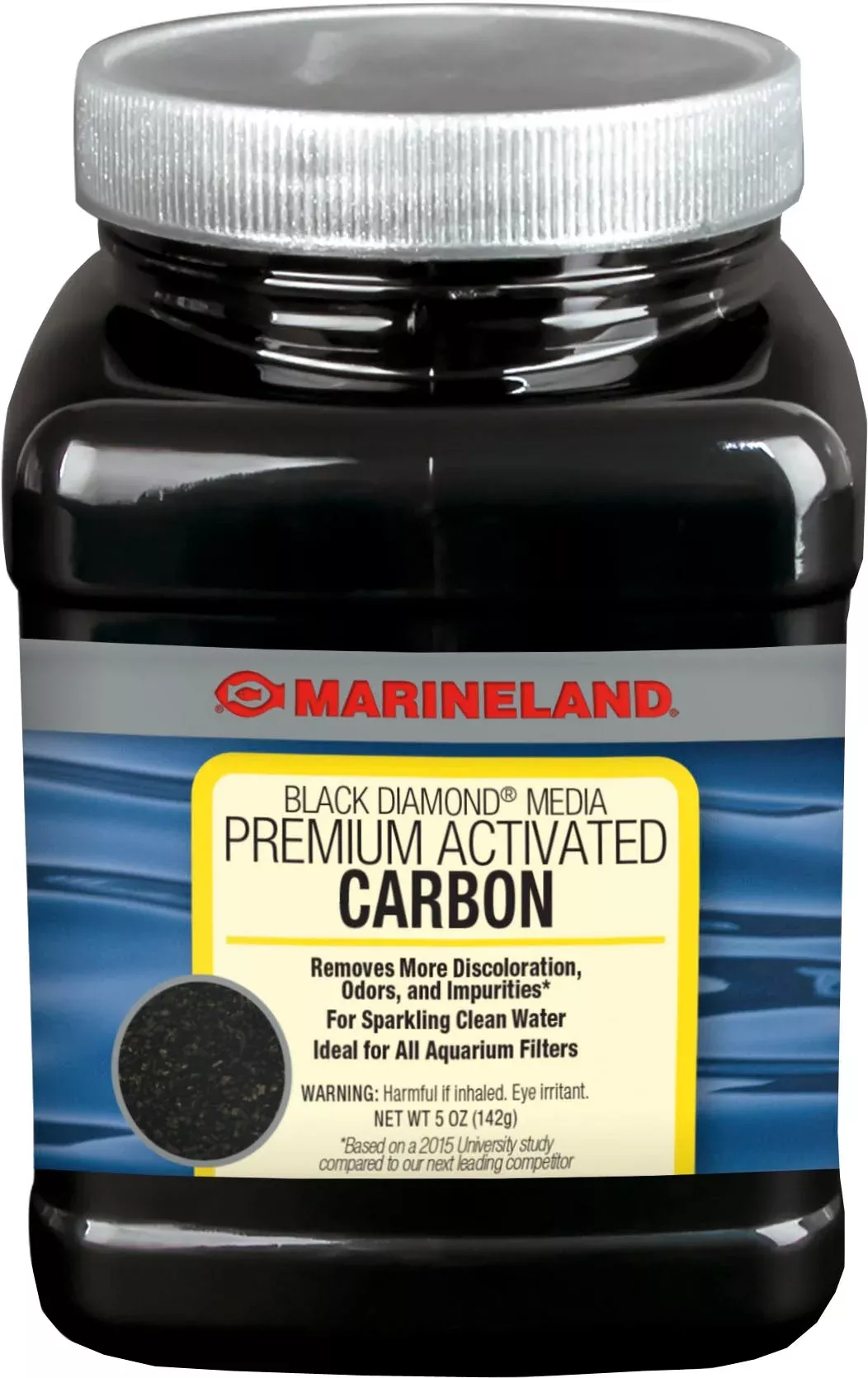 Marineland Diamond Black Activated Carbon, 5 oz
