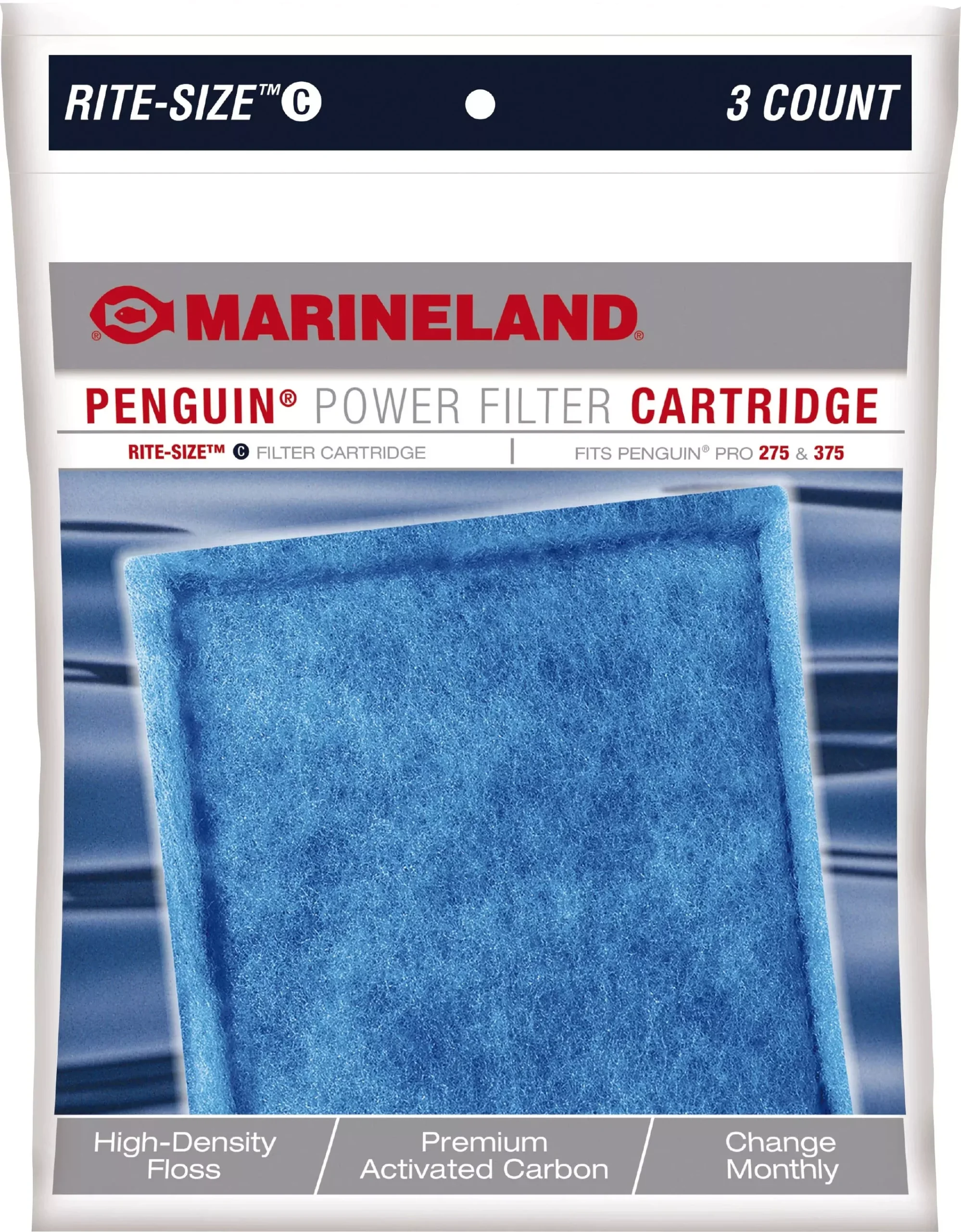 Marineland Penguin Power Filter Cartridge, Size C, 3-Pack