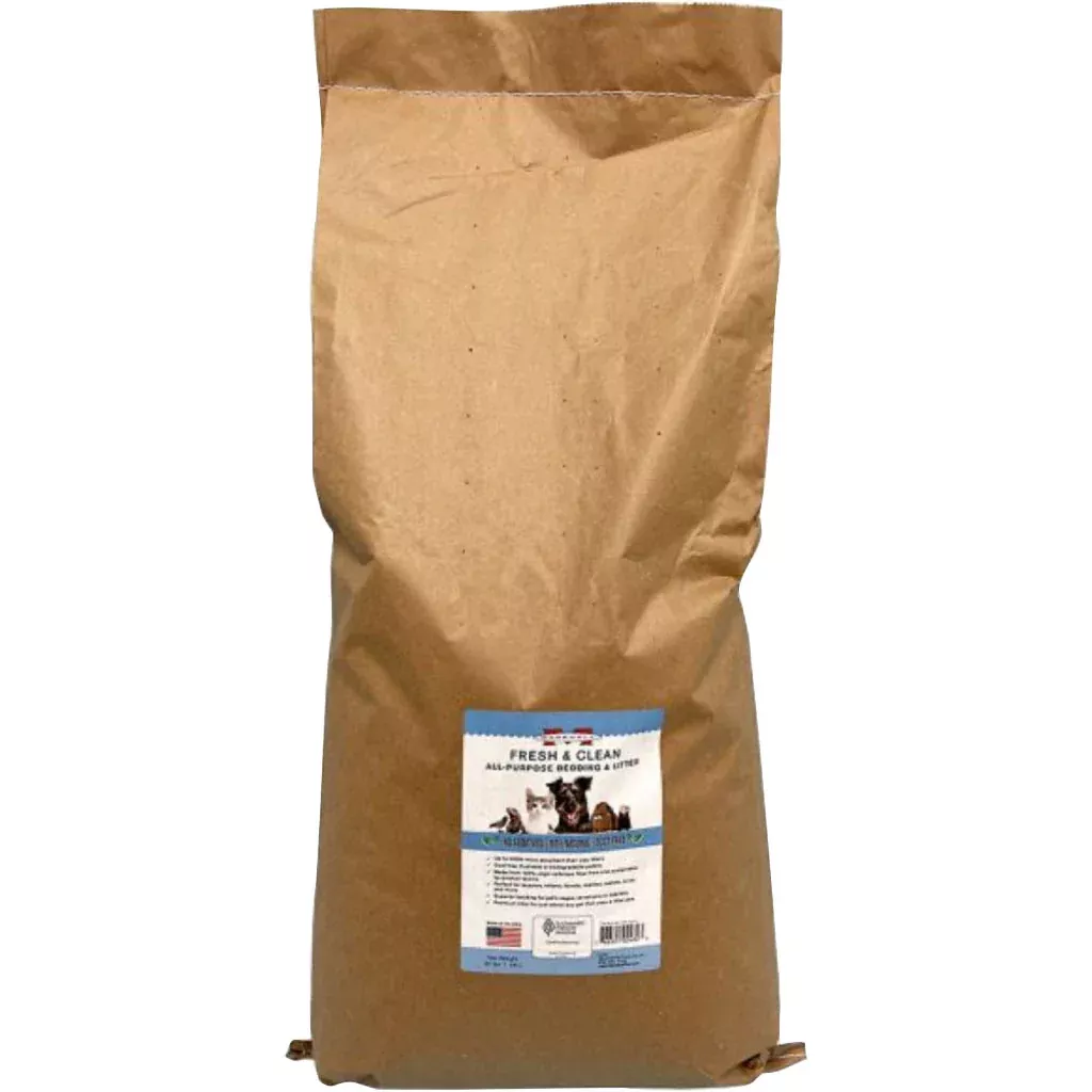 Marshall Fresh & Clean Ferret Litter 20 lb White