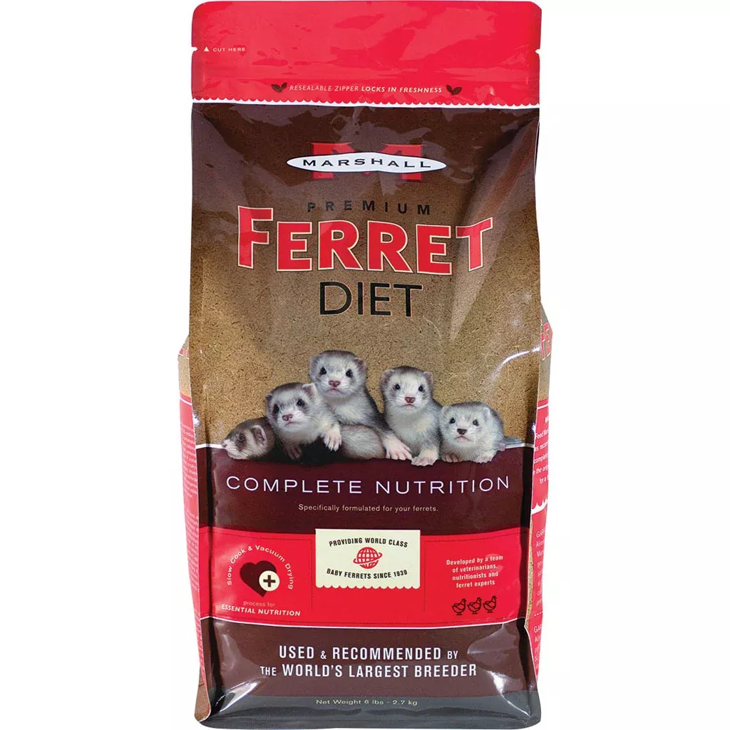 Marshall Premium Ferret Diet Complete Nutrition 6 lb