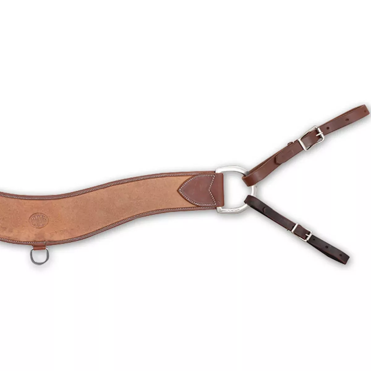 Martin Saddlery 4" Wrapped Roughout Breast Collar