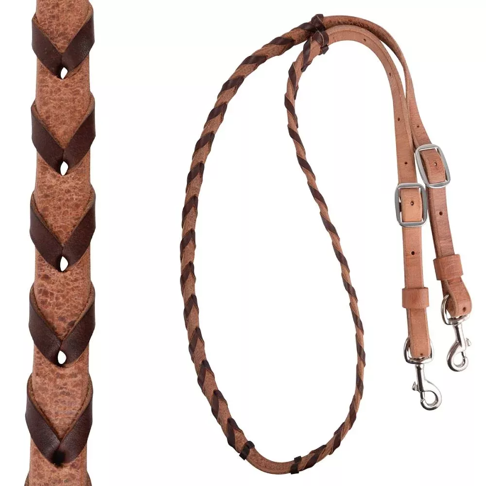 Martin Saddlery Laced Harness Barrel Rein