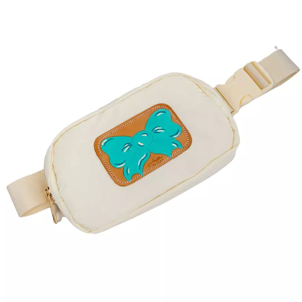 McIntire Saddlery Turquoise Bow Belt Bag