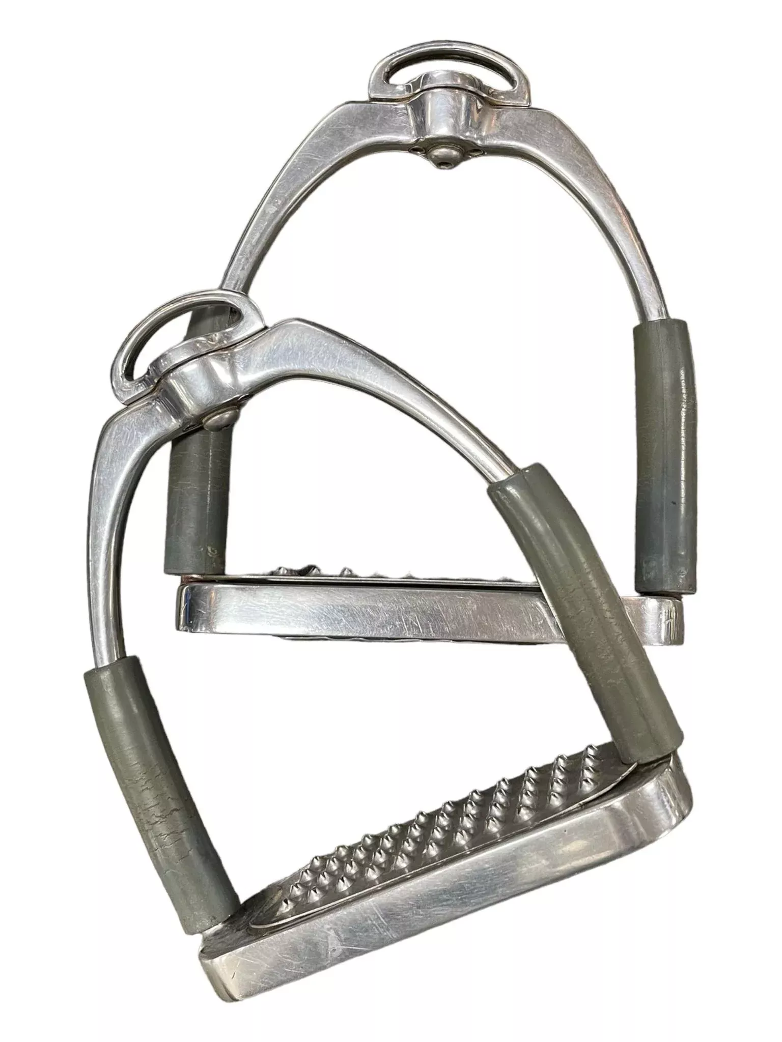 MDC Ultimate Stirrups *Diff. Treads* - SS/Grey - 4 3/4" - USED