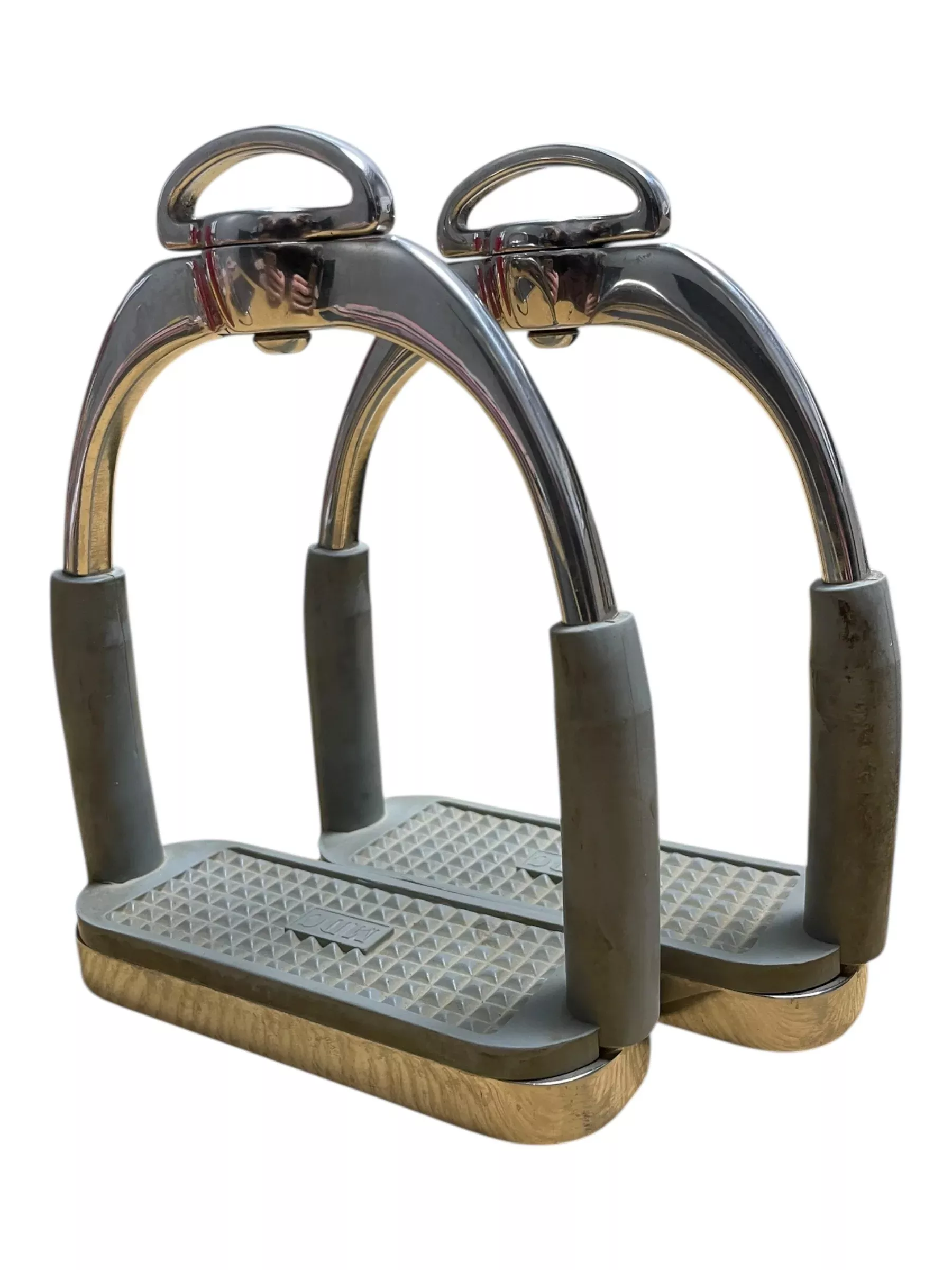 MDC Ultimate Stirrups - SS/Gray - 4 1/2" - USED