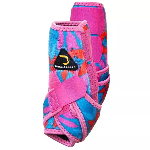 Medium Cactus Ropes Dynamic Edge Horse Sport Front Boots Aztec Print