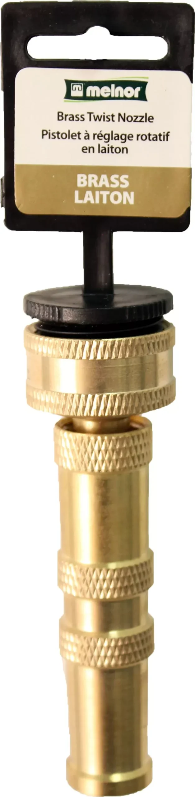 Melnor Brass Twist Hose Nozzle 4 in
