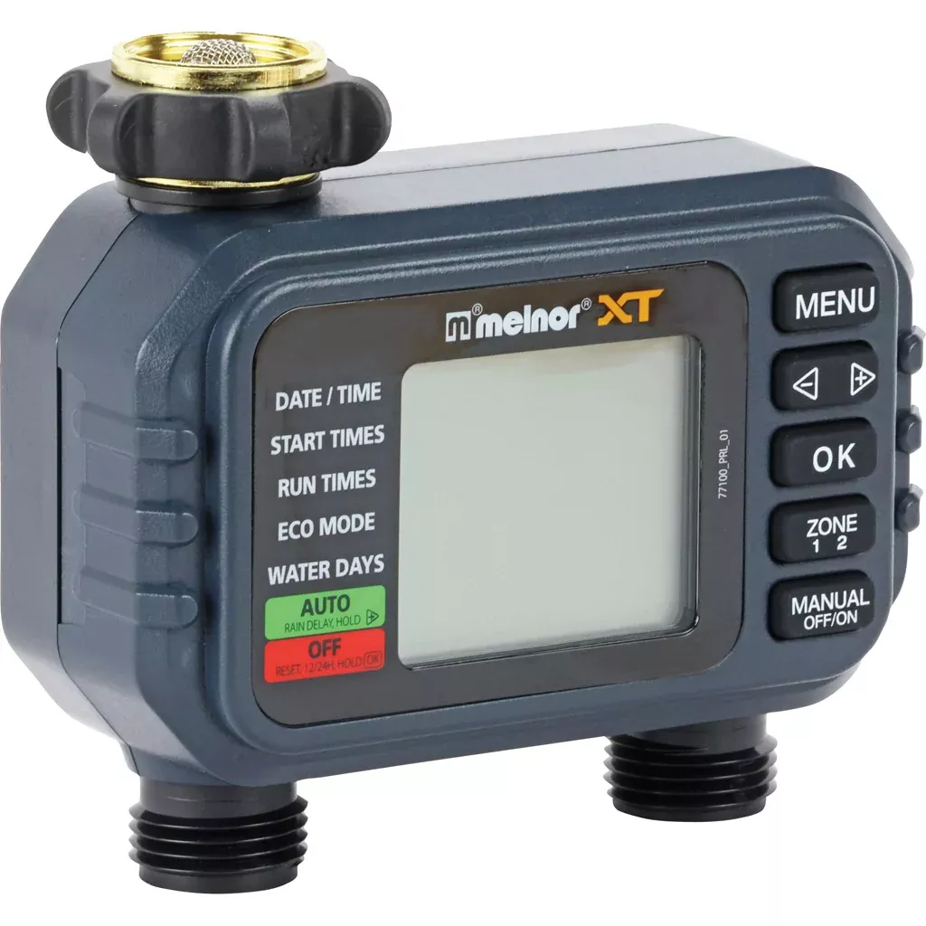Melnor HydroLogic 2-Zone Digital Water Timer with Eco Mode