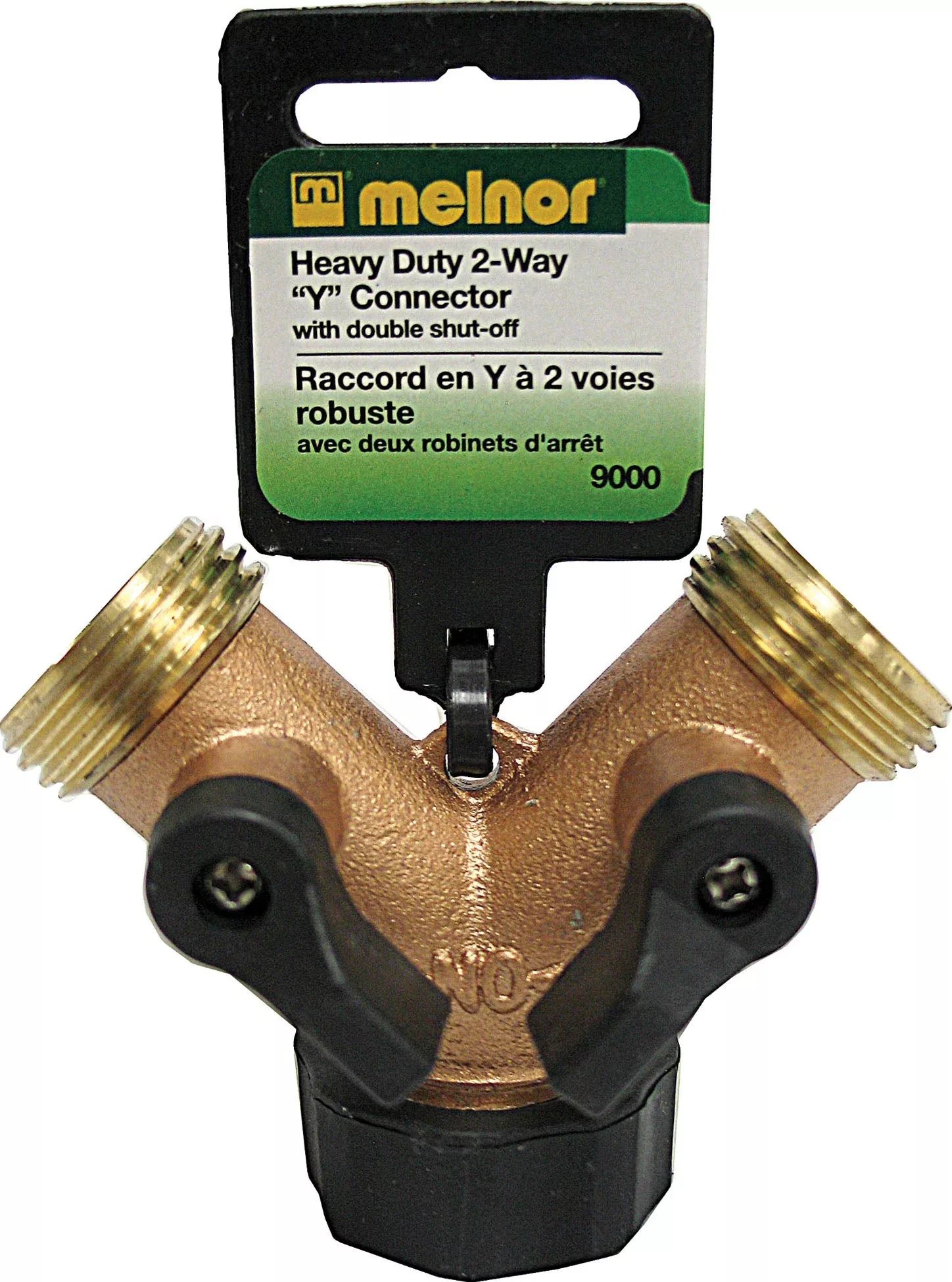 Melnor Metal 2-Way Brass Hose Valve