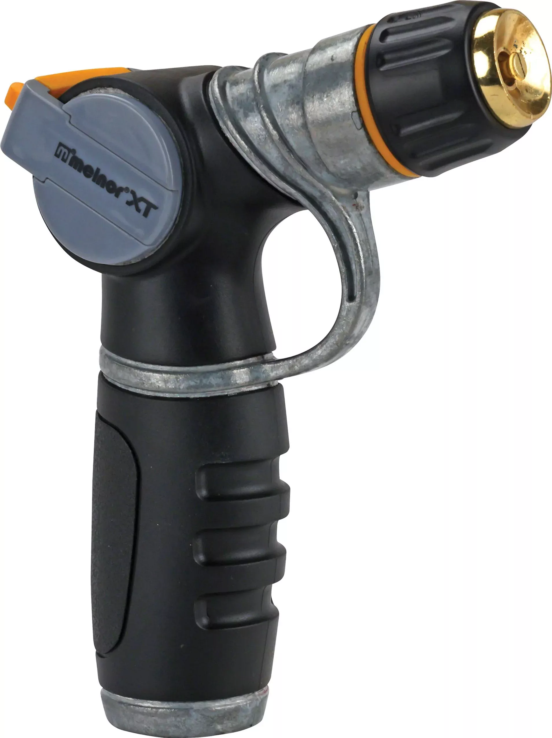 Melnor Metal Thumb Control Adjustable Tip Nozzle, Black