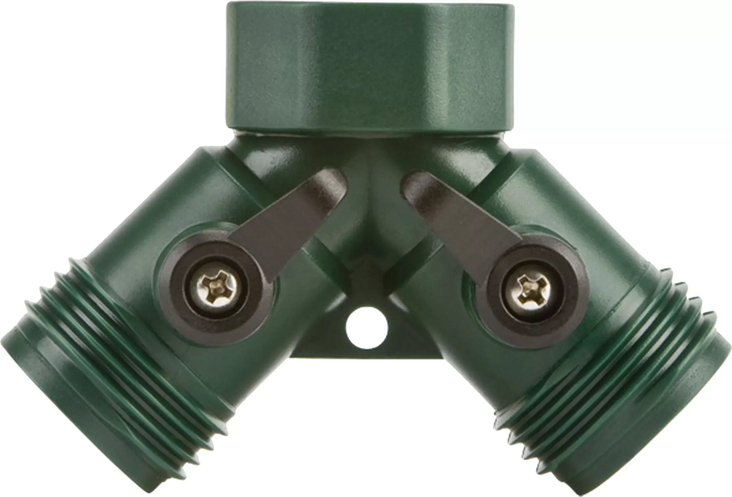 Melnor Plastic 2 Hose Connector W/shut Off Green