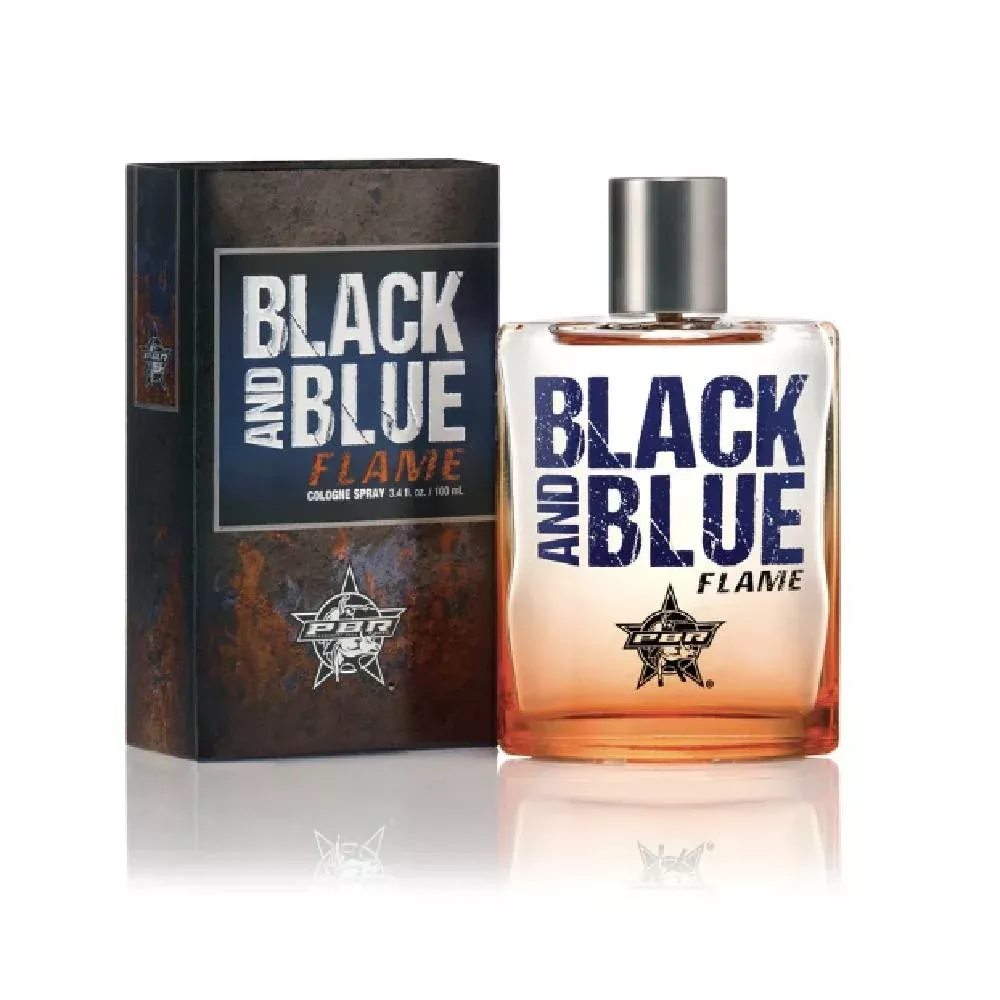 Men's PBR Black and Blue Flame Cologne 3.4 oz