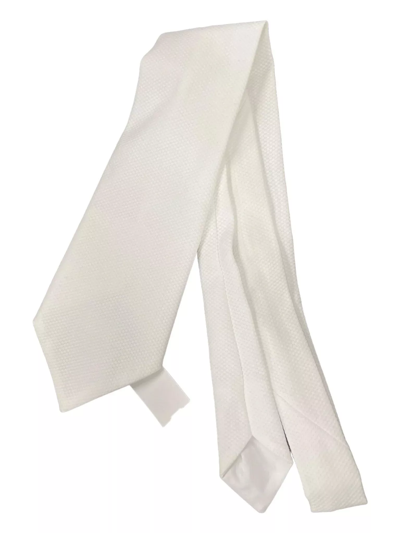 Men's Stock Tie - White - USED