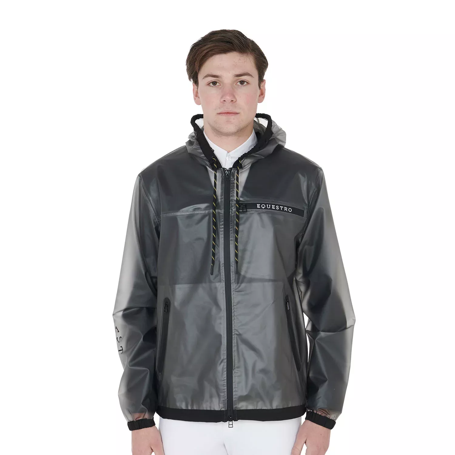 Men's Transparent Technical Rain Coat