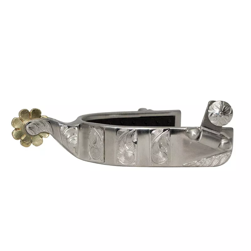 Metalab Anti-Slip Rubber Comfort Roping Spurs