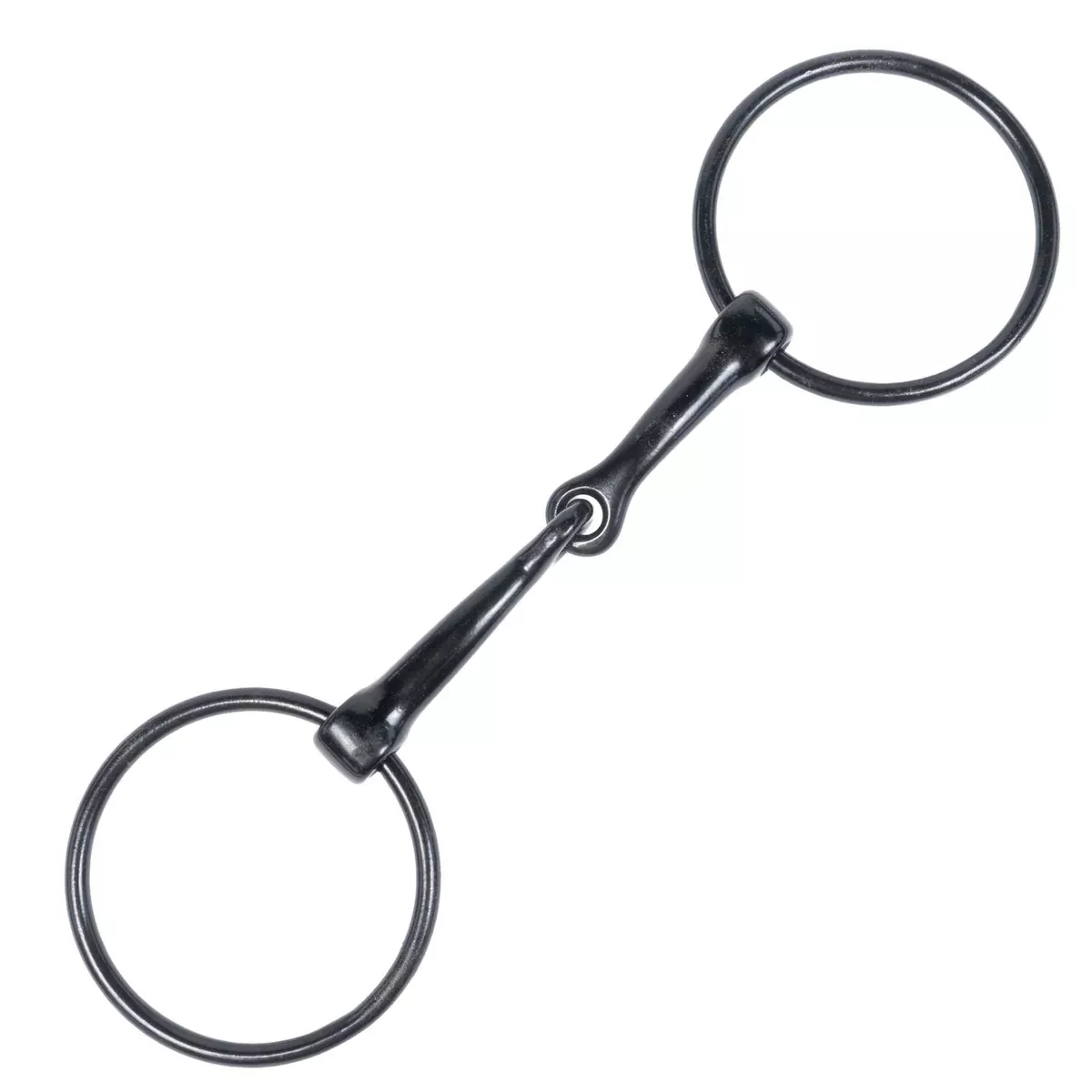Metalab Black Satin Smooth Snaffle Bit