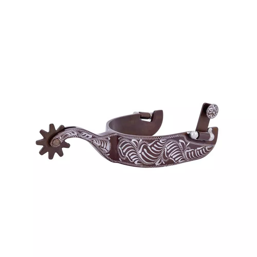 Metalab Floral Engraved Show Spurs