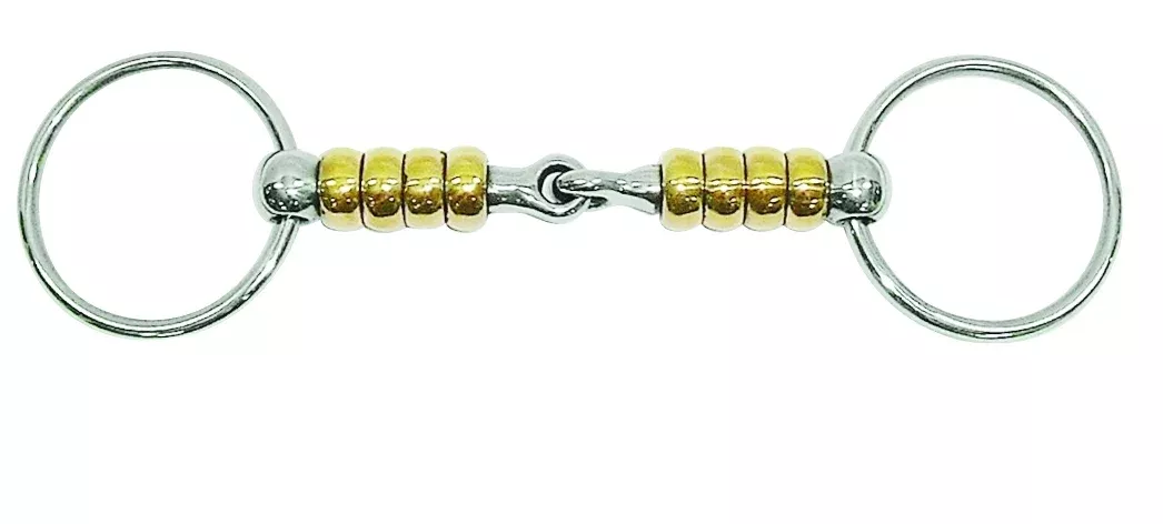 Metalab Magic System Ring snaffle with Cherry Rollers