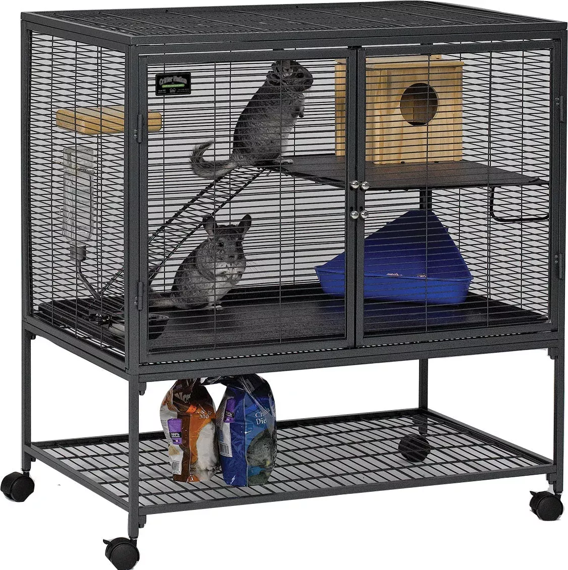 MidWest Critter Nation Single Unit Small Animal Cage, Gray