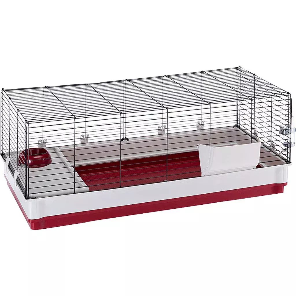 MidWest Plastic Rabbit Cage Extra Large Burgundy