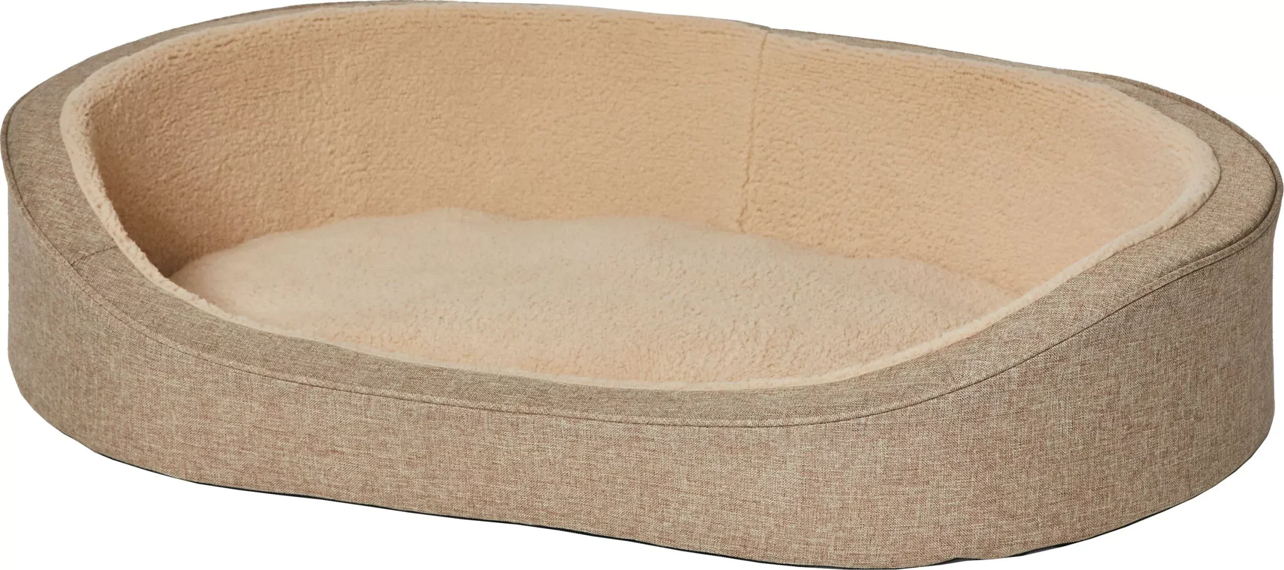 MidWest Quiet Time Deluxe Hudson Pet Bed Medium Tan
