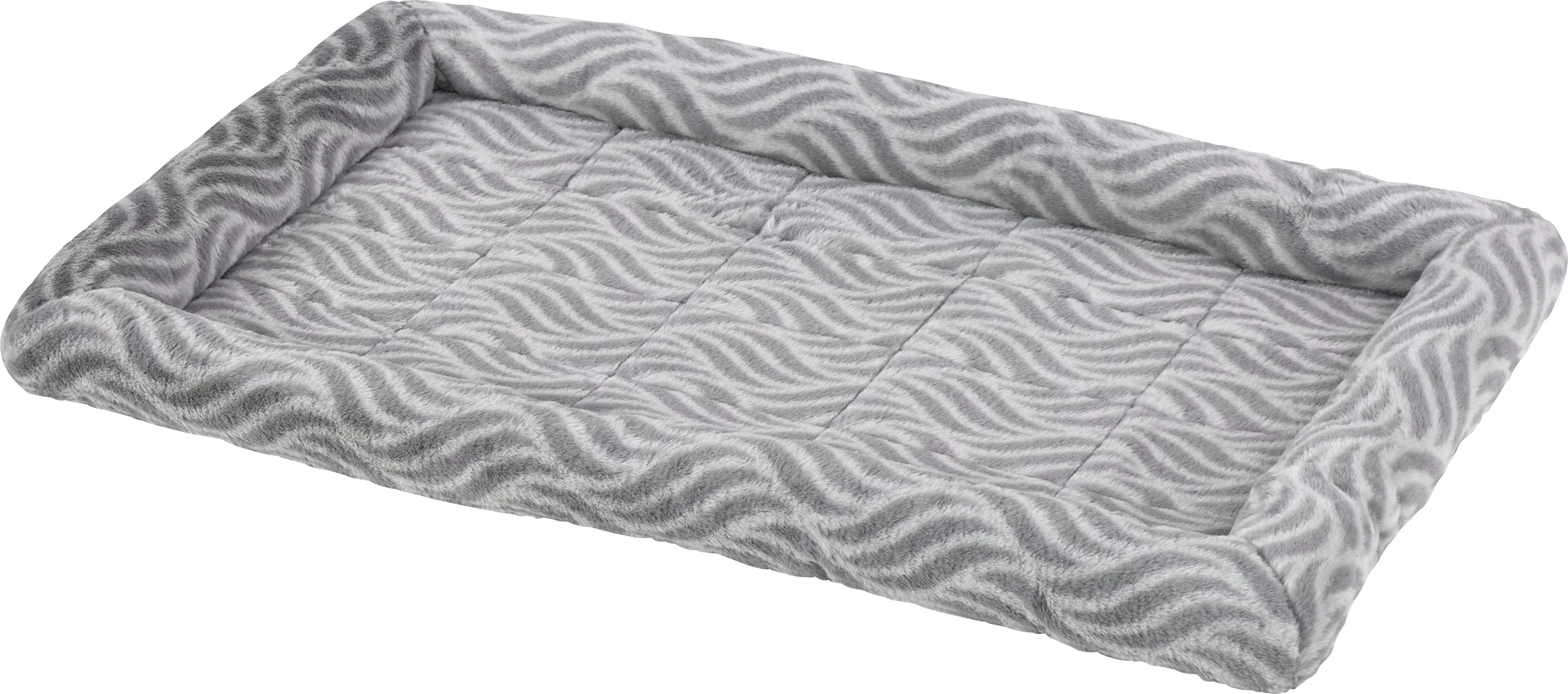 Midwest Quiet Time Deluxe Wave Pet Bed, 36 in, Gray
