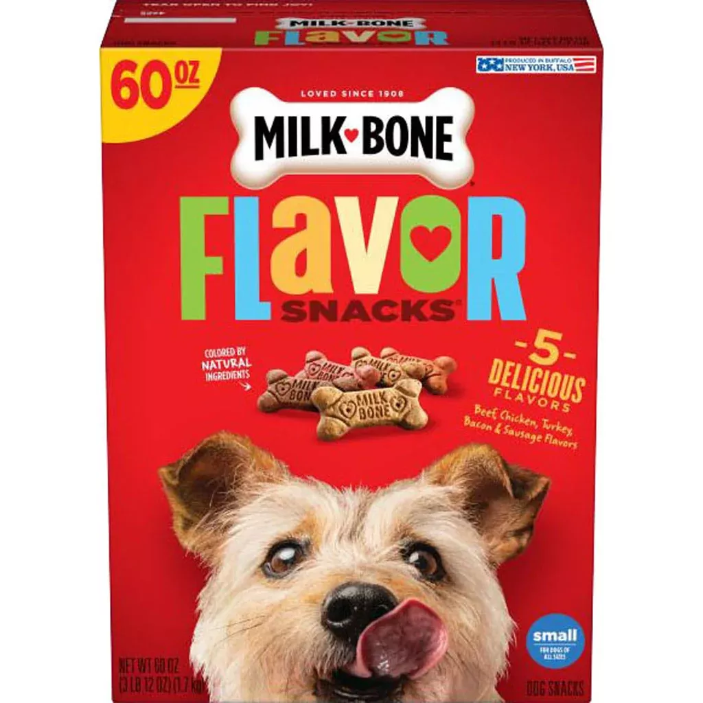 Milk-Bone Flavor Snacks Dog Biscuits – Small, 60 oz