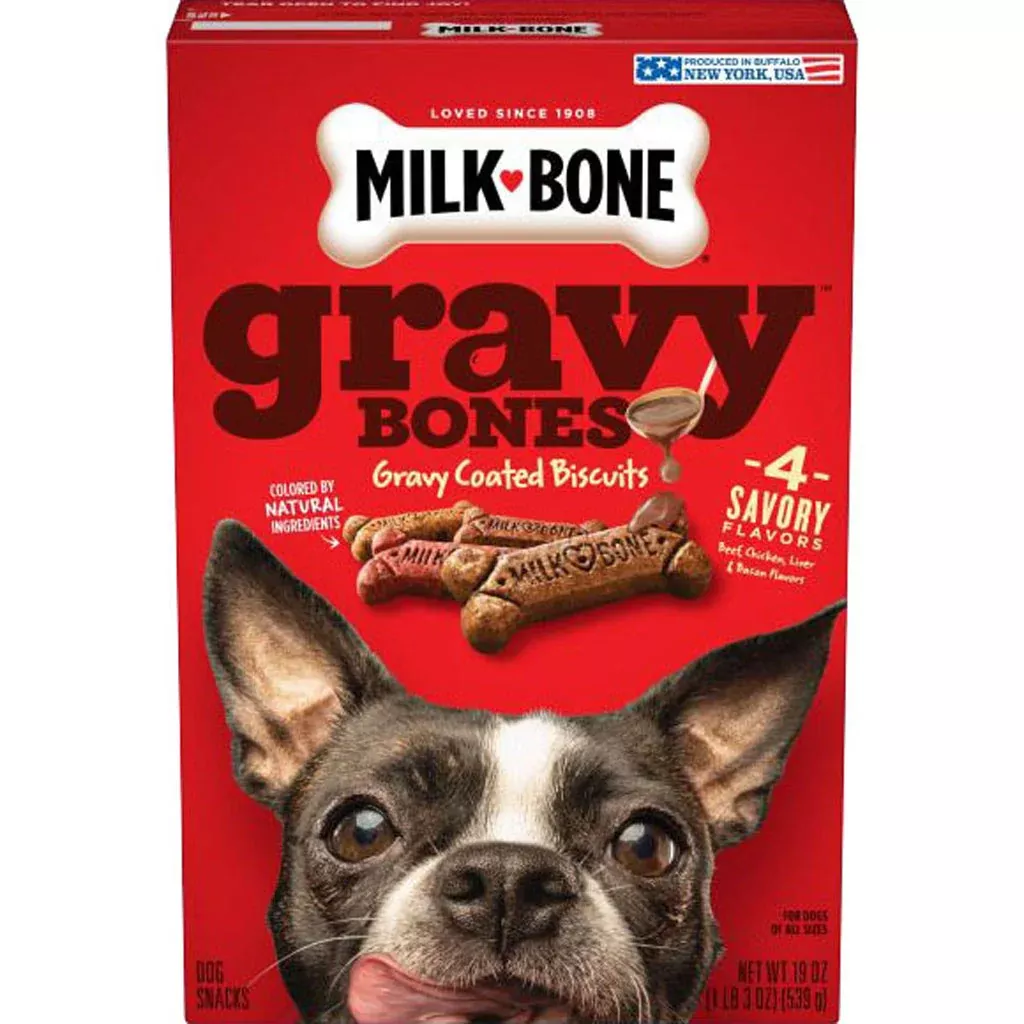 Milk-Bone GravyBones Dog Biscuits – Small, 19 oz