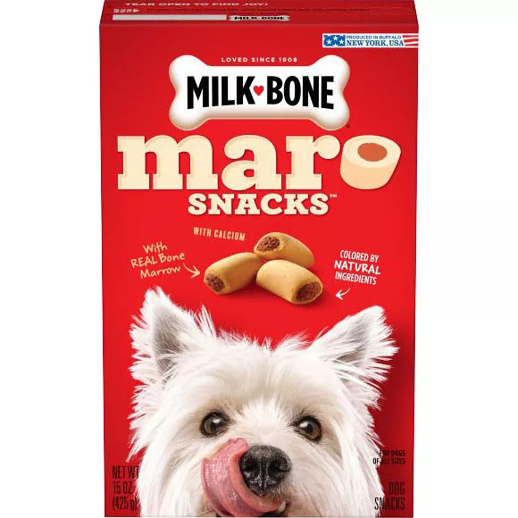 Milk-Bone MaroSnacks Dog Treats with Bone Marrow, Small, 15 oz