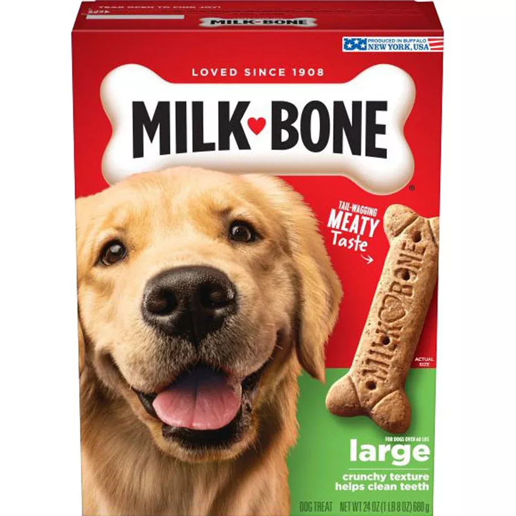 Milk-Bone Original Dog Biscuits – Large, 24 oz, Plain