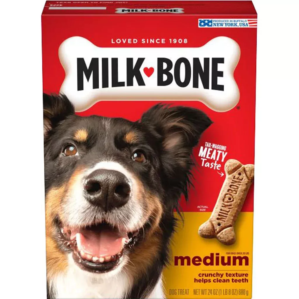 Milk-Bone Original Dog Biscuits – Medium, 24 oz, Plain