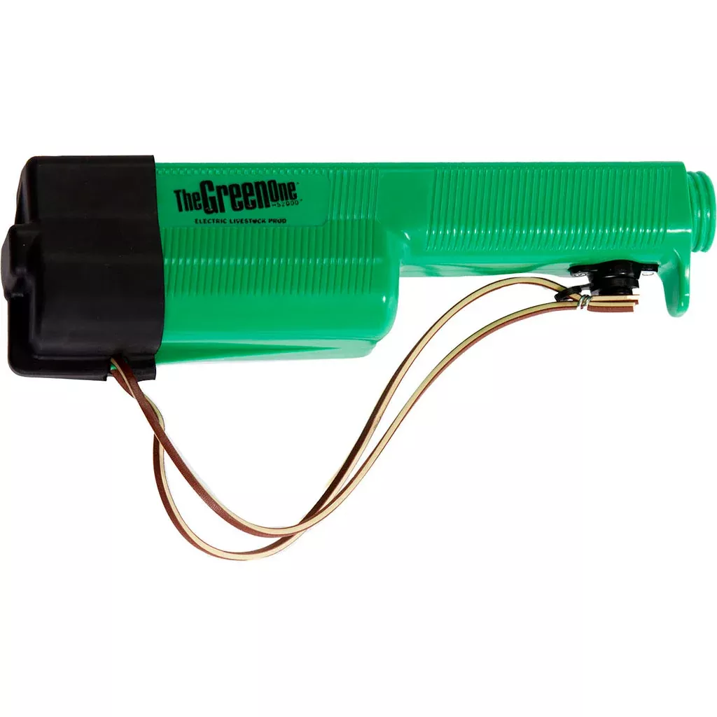 Miller Green One HS2000 Rechargeable Livestock Prod Handle, Green