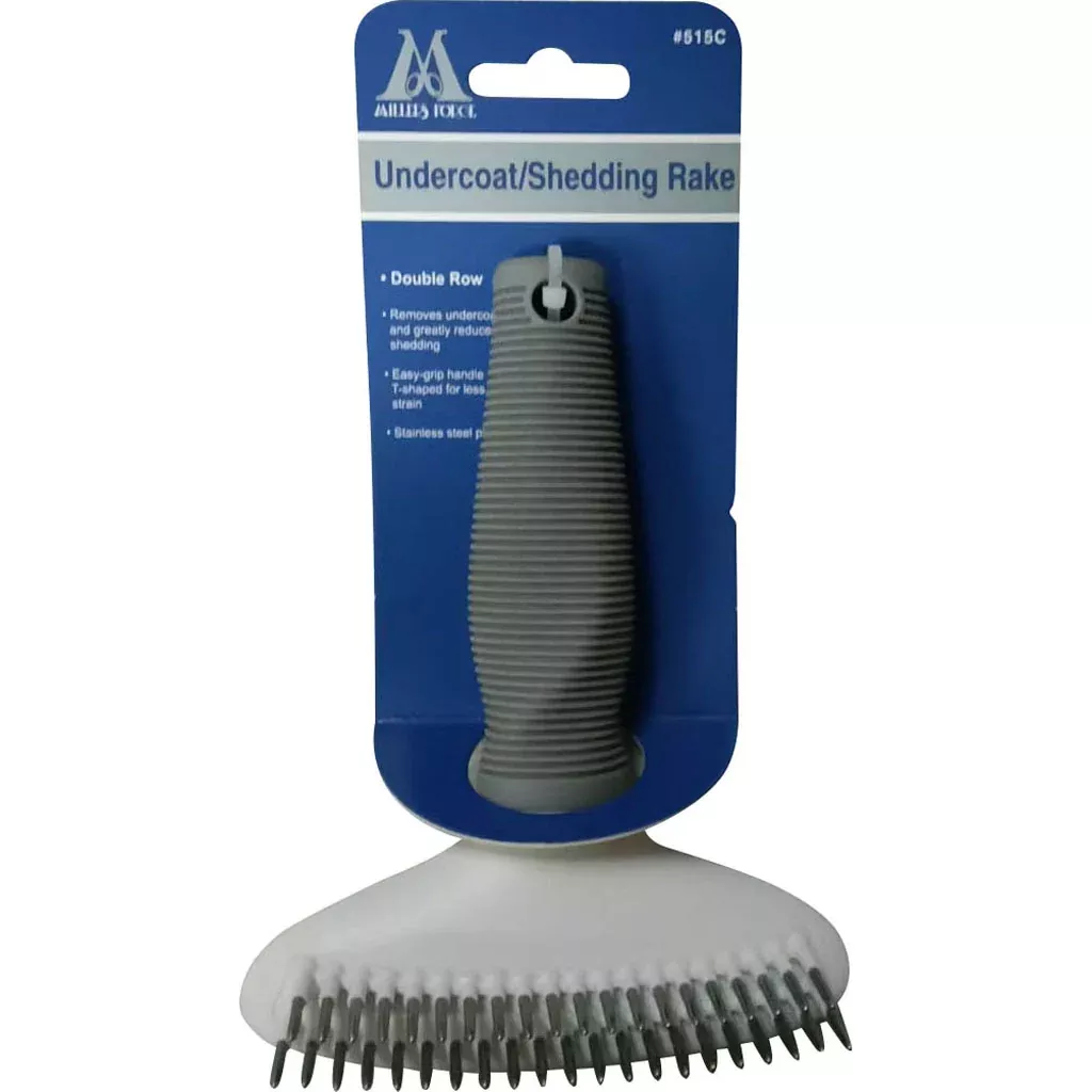 Millers Forge Double Row Undercoat & Shedding Rake