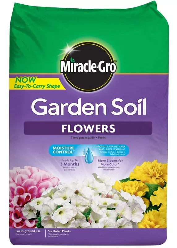 Miracle-Gro Garden Soil for Flowers, 1.5 cu ft