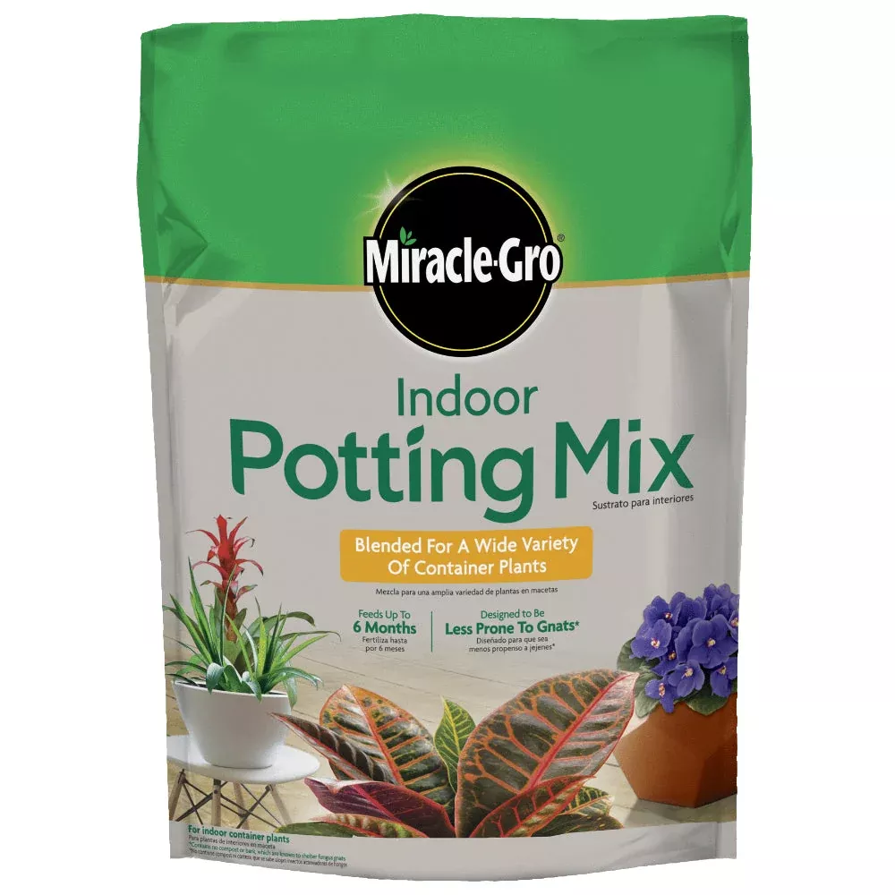 Miracle-Gro Indoor Potting Mix, 6 Quart